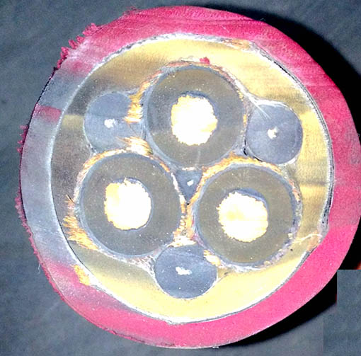 【齐鲁】煤矿用移动金属屏蔽监视型橡套软电缆MYPTJ8.710kV3*25+3*163+3*2.5mm2,10kVkV