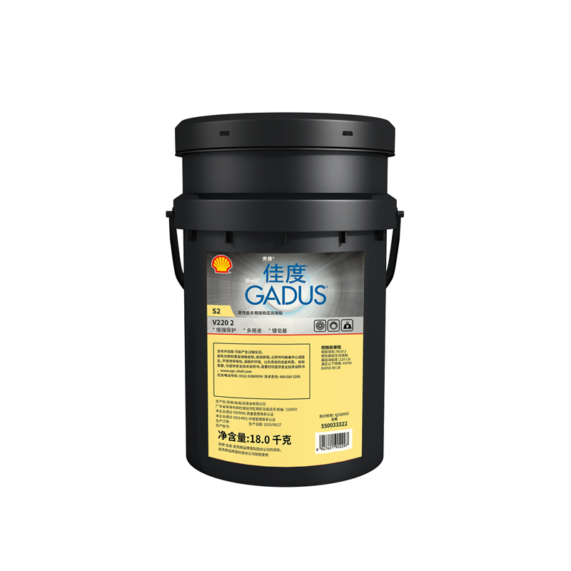 【壳牌】润滑脂 佳度 Gadus-S2-V220-2220,18kg/桶