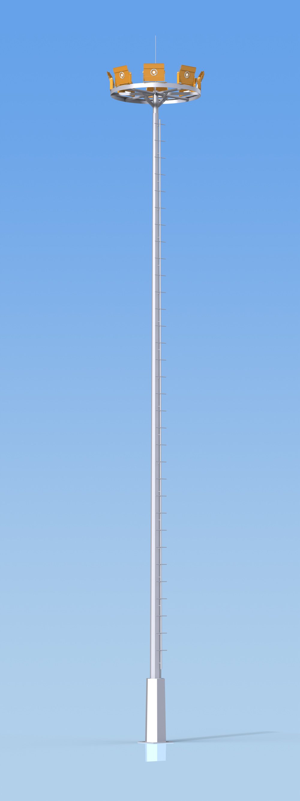 【森本】免维护节能防爆高杆灯FGQ1292-LED8米配2套 180~260V、50/60Hz
 LED
 IP65
 WF1
 -40℃～+45℃
 φ9～φ12.5mm