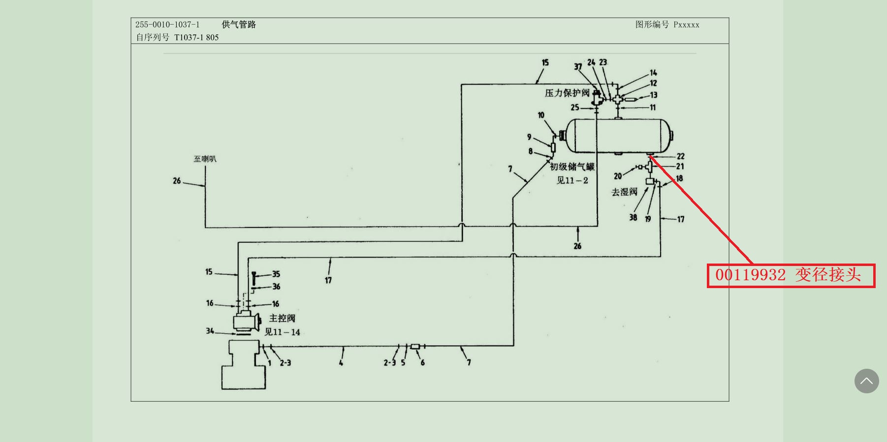 【TEREX】变径接头119932TEREX矿车配件TEREX矿车119932TEREX矿车