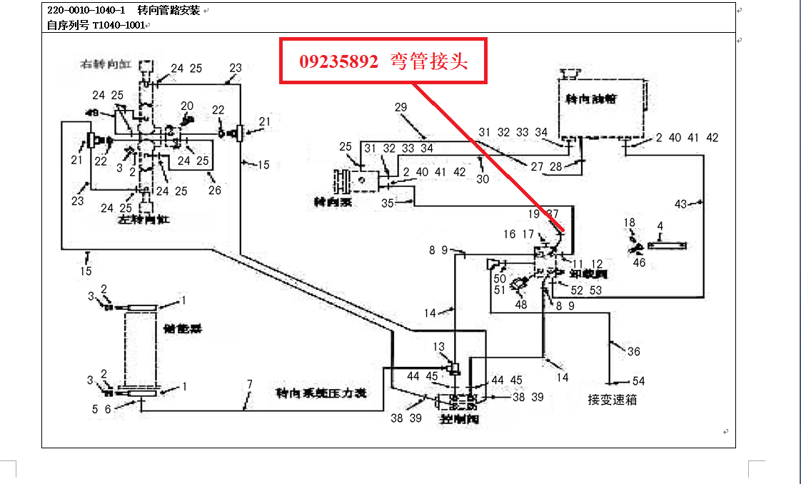 【TEREX】弯管接头9235892TEREX矿车配件TEREX矿车9235892TEREX矿车