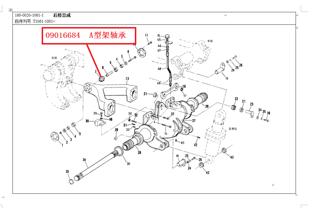 【TEREX】A型架轴承9016684TEREX矿车配件TEREX矿车9016684TEREX矿车