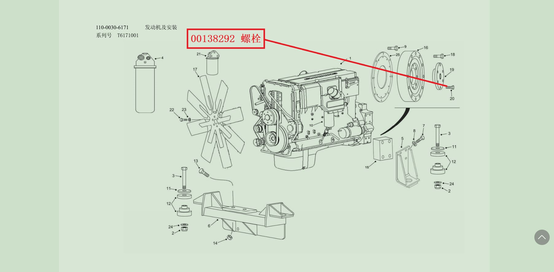【TEREX】螺栓138292TEREX矿车配件TEREX矿车138292TEREX矿车