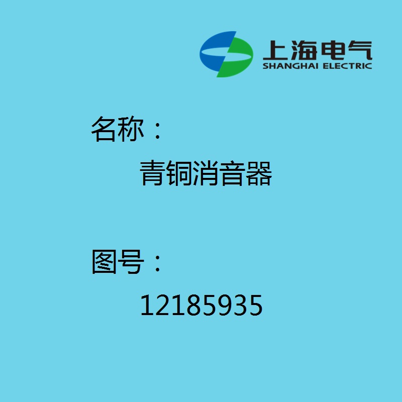 【上海电气汽轮机】 青铜消音器12185935G1/2″_2219012034