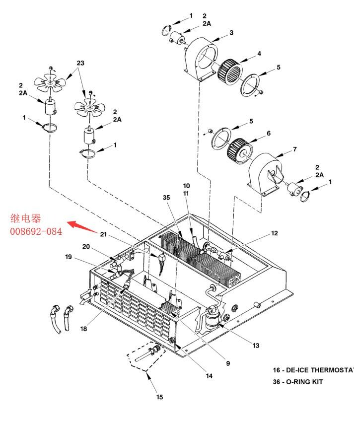 【山特维克】空调风扇�08692-086D245S牙轮钻机