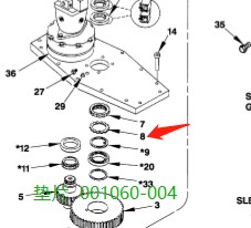 【山特维克】垫片�01060-004D245S牙轮钻机