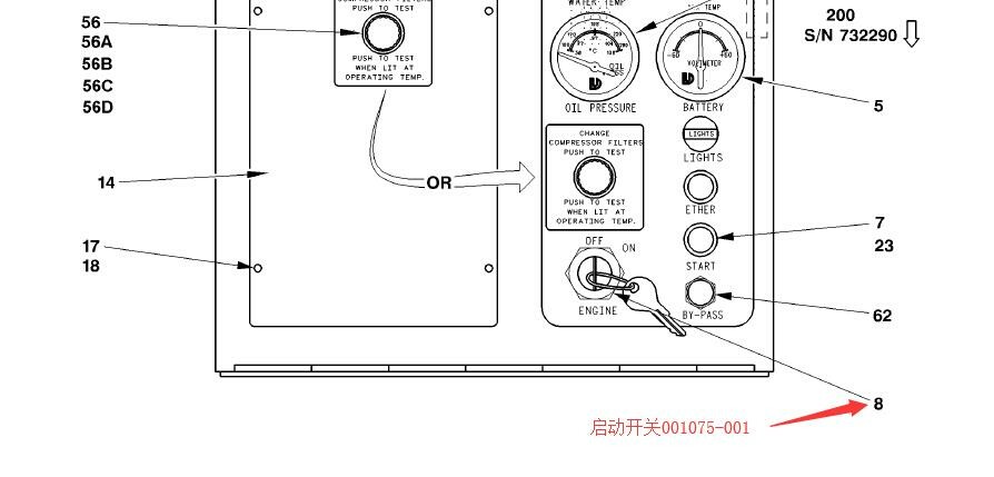 【山特维克】启动开关�01075-001D245S牙轮钻机