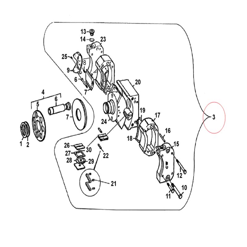 【阿特拉斯】凸轮冲程器组件57123283阿特拉斯牙轮钻机