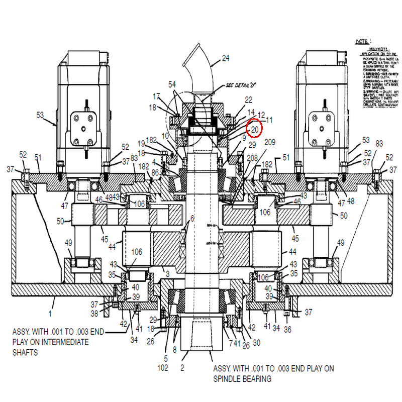 【阿特拉斯】密封座52192044DM-H2牙轮钻机