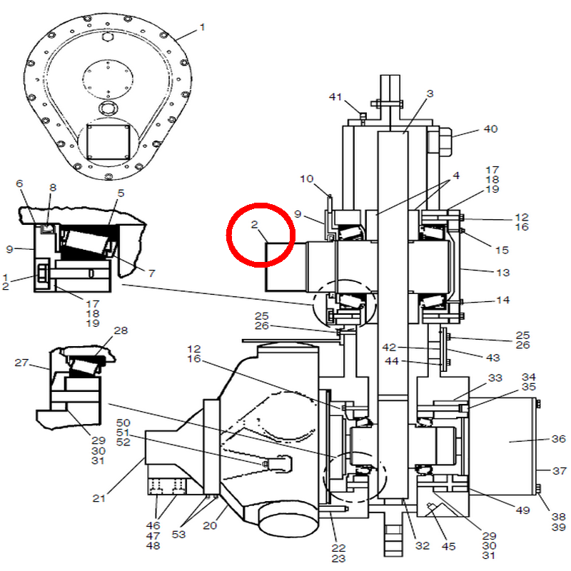 【阿特拉斯】轴52259900DM-H牙轮钻机