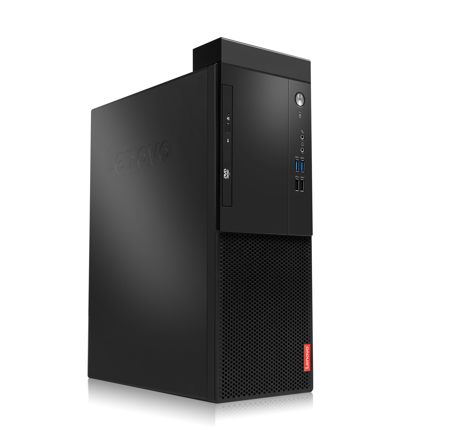 【联想】台式机主机/启天M520/AMD-R5/8G/128G固态+1T机械/2G独显/Windows 10 Pro专业版/3年质保/无显示器/无光驱