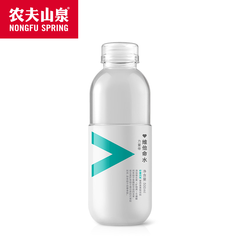 【农夫山泉】力量帝-维他命水柠檬风味饮料500ml（提示请按最小起订量倍数进行采购，零星下单不发货）