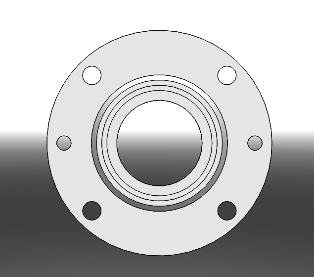【五二五】前轴承盖LB250-400GDLB-LK5-008BLB250-400HT200