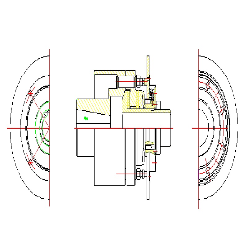 【长发电】斗轮机限矩联轴器DQ10030TK10919.0