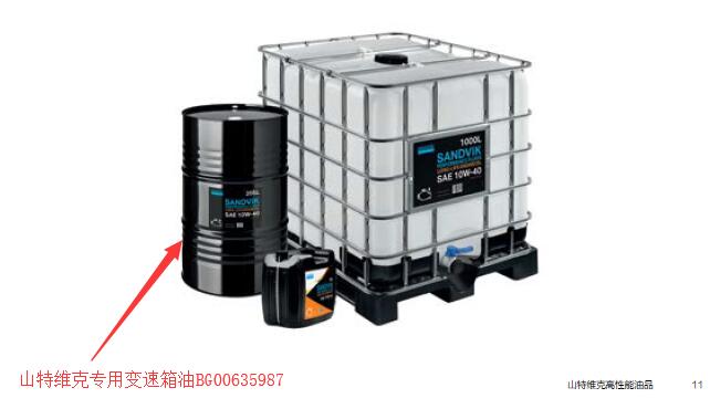 【山特维克】山特维克专用变速箱油BG00635987D245S牙轮钻机