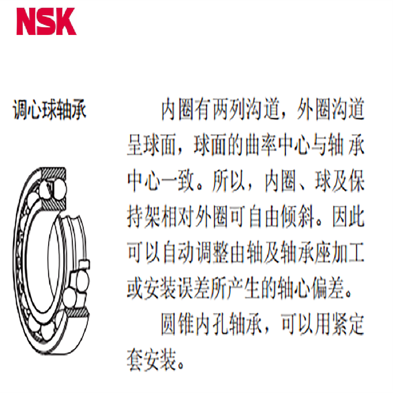 【NSK】调心球轴承1215KNSK
