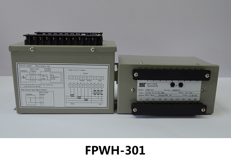 【浙江涵普】有功电能变送器FPWH301-V1-A2-F1-P1-O6国产