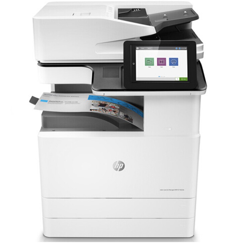 【惠普】复合机 HP Color LaserJet Managed MFP E77830dn A3幅面，打印颜色：彩色，打印速度：30ppm，自动双面，有线网口，ADF，3年上门保修