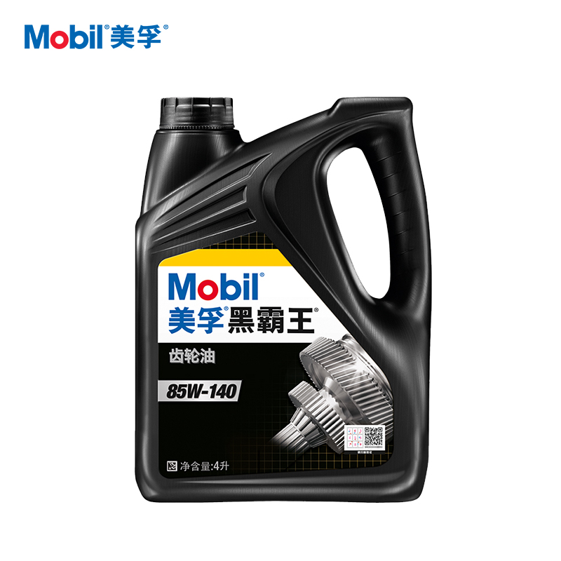 【美孚】车用齿轮油 黑霸王 85W-140 GL-5  4L/桶