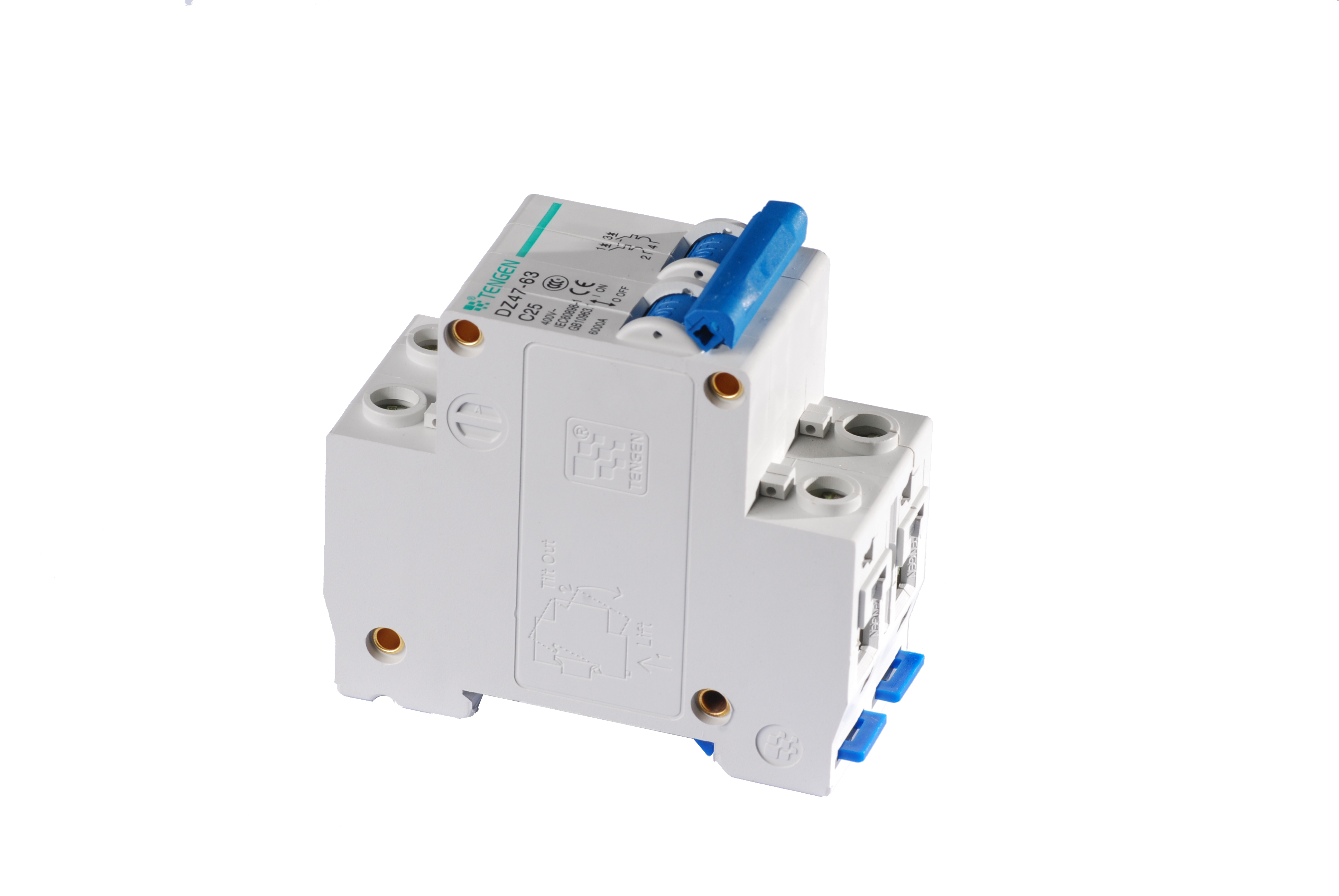 【长沙开元】断路器(漏电)DZ47LE 2P C25A3011209002