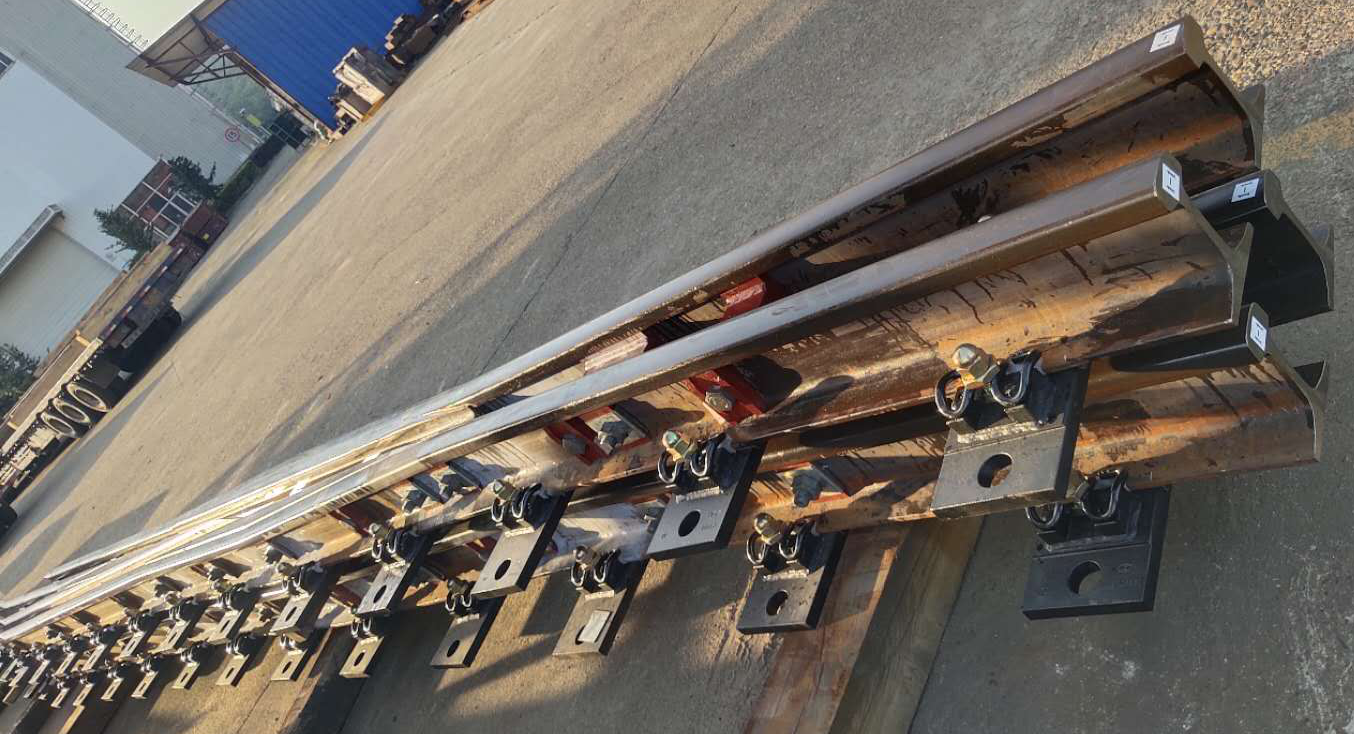 【铁建重工】合金钢辙叉,75kg/m,12,m,dm砼