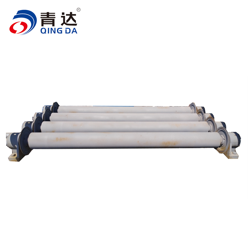 【青岛达能环保设备股份有限公司】网带干渣机输送上托辊YLT-YLT.GWS14.7