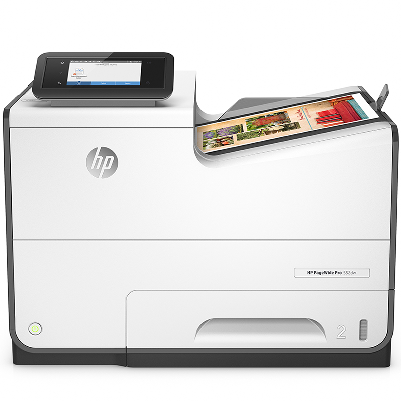 【惠普】打印机HP PageWide Pro 552dw A4幅面，打印颜色：彩色，打印速度：50ppm，自动双面，有线网口，一年保修