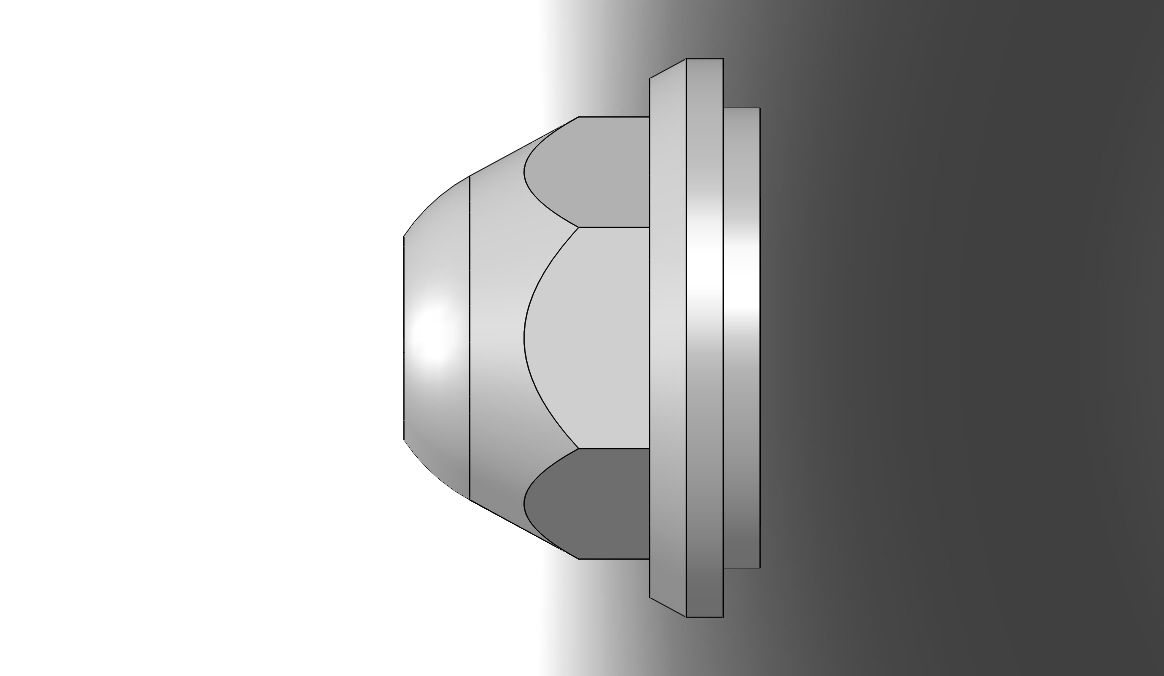 【五二五】叶轮螺母GDMECP500A-013MECP500A-35FP316L