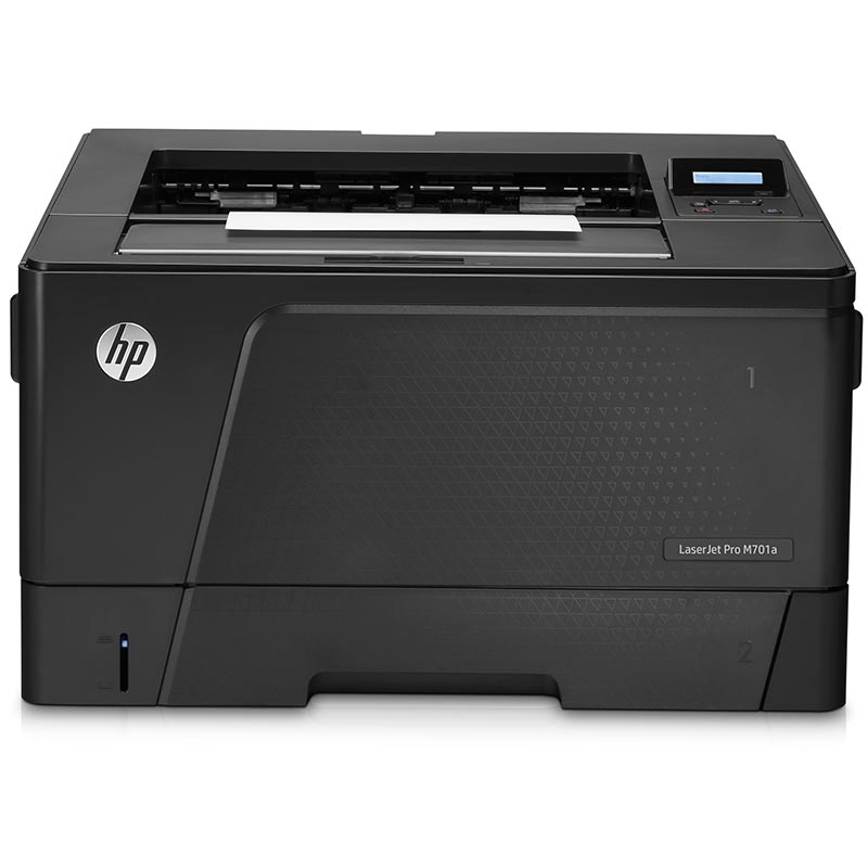 【惠普】激光打印机HP LaserJet Pro M701a A3幅面，打印颜色：黑白，打印速度：31ppm，手动双面，USB接口，一年上门保修