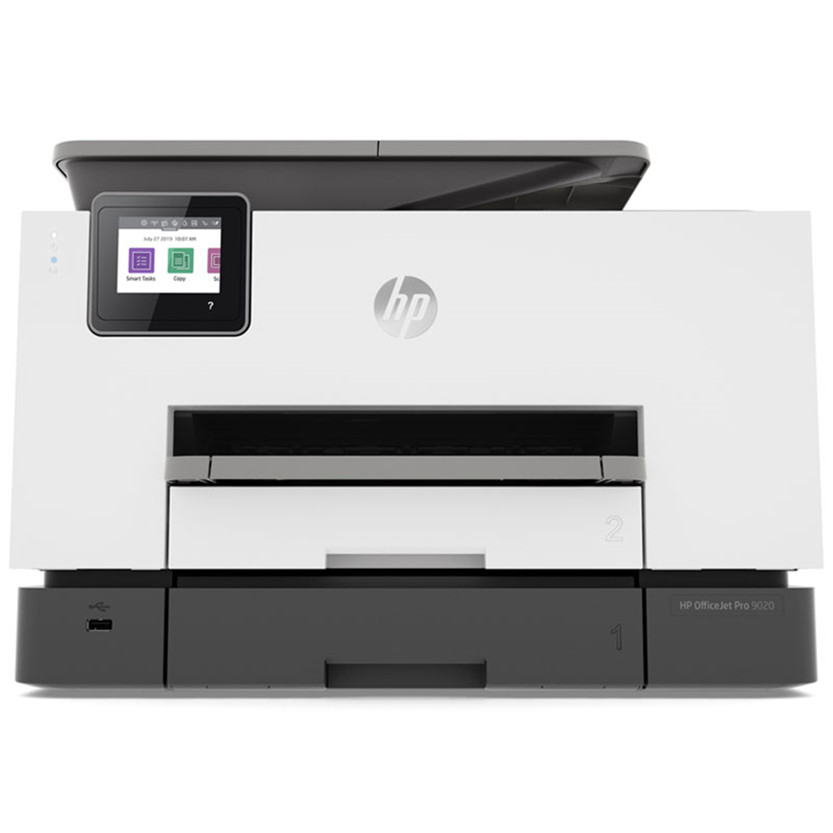 【惠普】多功能一体机HP OfficeJet Pro 9020 AiO 四合一，A4幅面，打印颜色：彩色，打印速度：24ppm黑白，20ppm彩色，自动双面，有线网口，无线网