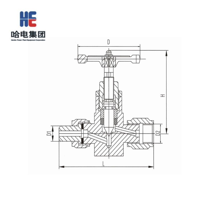 【哈电锅炉】截止阀J11H-320DN=4,PN=320,手动方式,内螺纹25