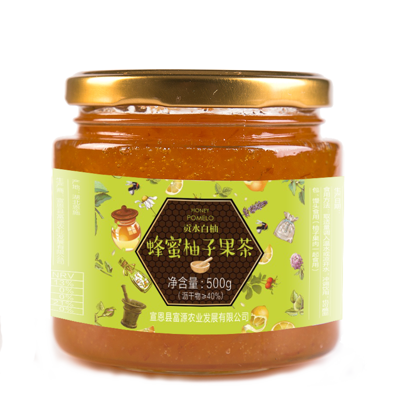 【琳宇】宣恩蜂蜜柚子果茶(白柚)500g500g