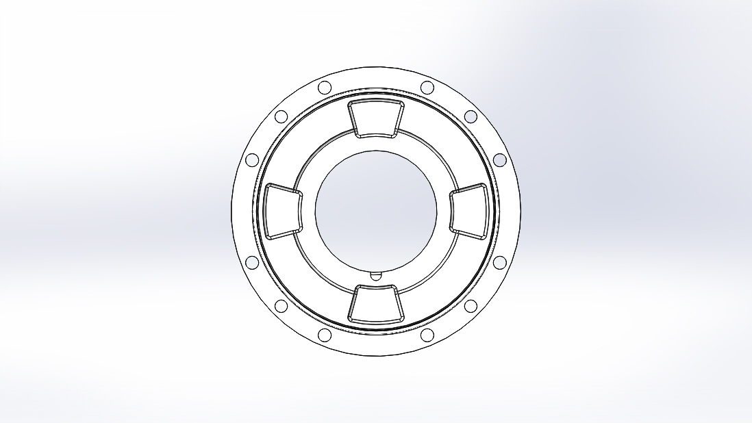 【五二五】前轴承压盖LC300/450IIGDLK7-008ALC300/450IIHT200