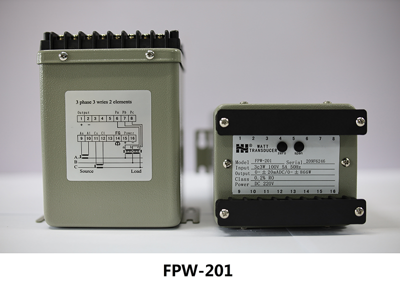【浙江涵普】有功功率变送器FPW201-V1-A2-F1-PD2-O2国产