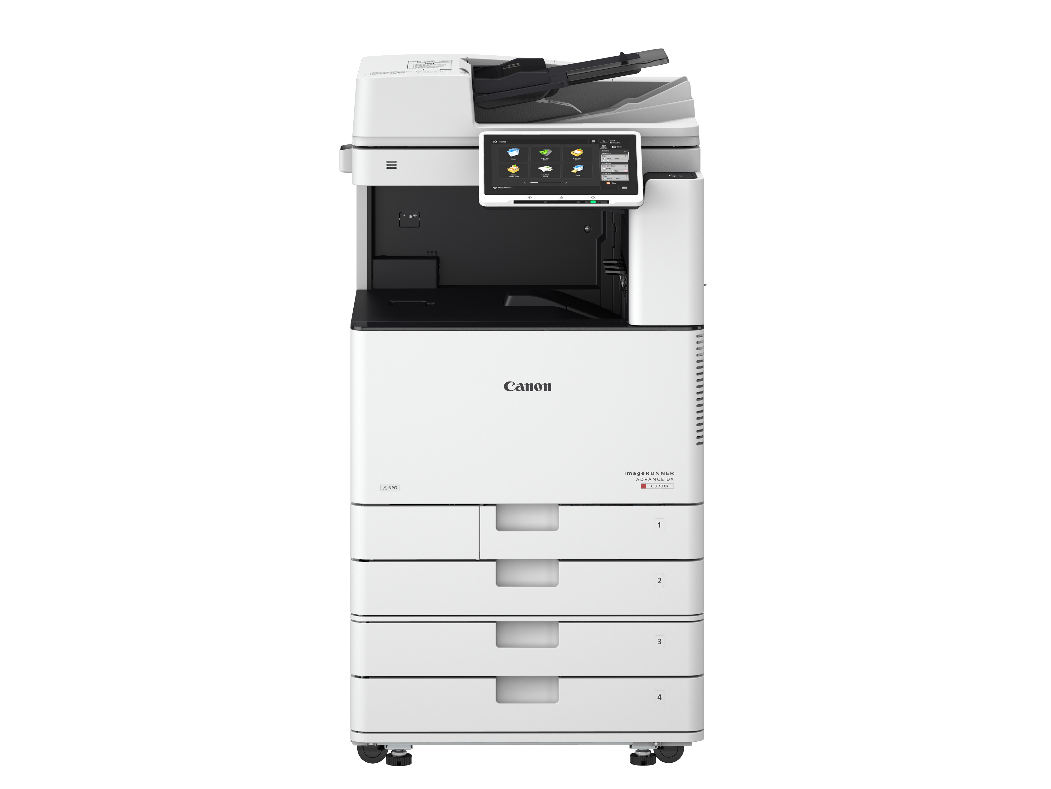 【佳能】数码复合机 imageRUNNER ADVANCE DX C3725-3-3 彩色：25页/分、黑白25页、硬盘、无线网络打印、复印、扫描、自动输稿器、550页*4、上门安装、3年保修