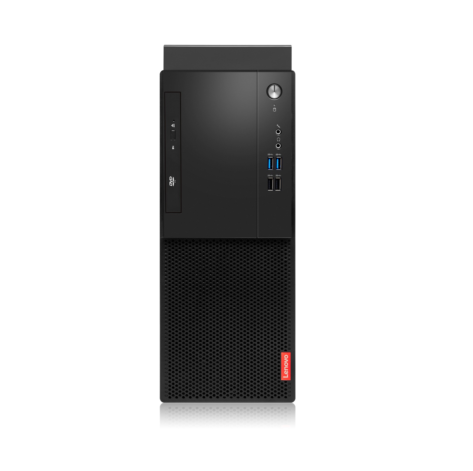 【联想】台式机主机/启天M520/AMD-R5/8G/128G固态+1T机械/2G独显/无显示器/无光驱/Windows 10 Pro专业版/3年原厂质保