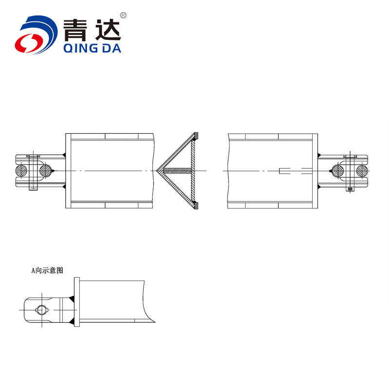 【青岛达能环保设备股份有限公司】刮板输渣机刮板SDLC.GBL-12E*820CrMnTi+65MnGBL