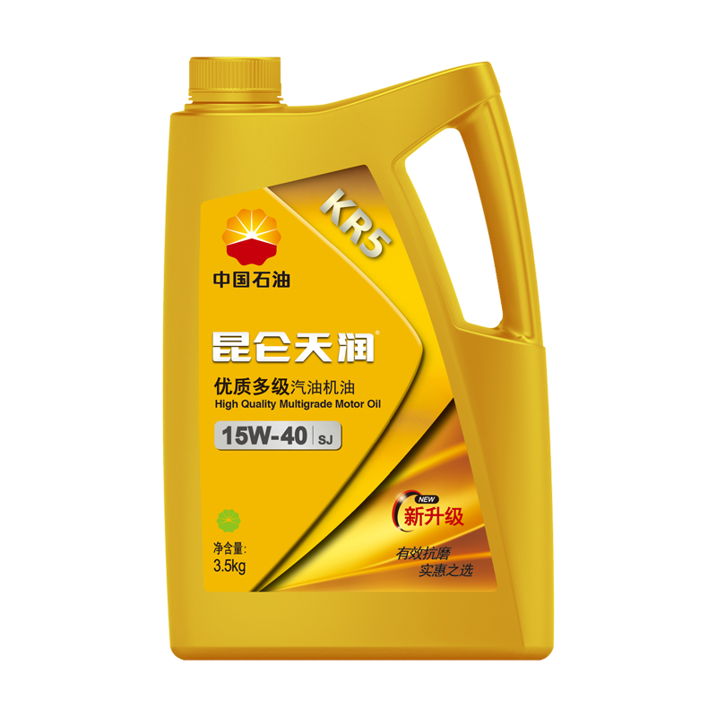 昆仑 汽油机油 天润 KR5 SF 15W-40 3.5kg/桶