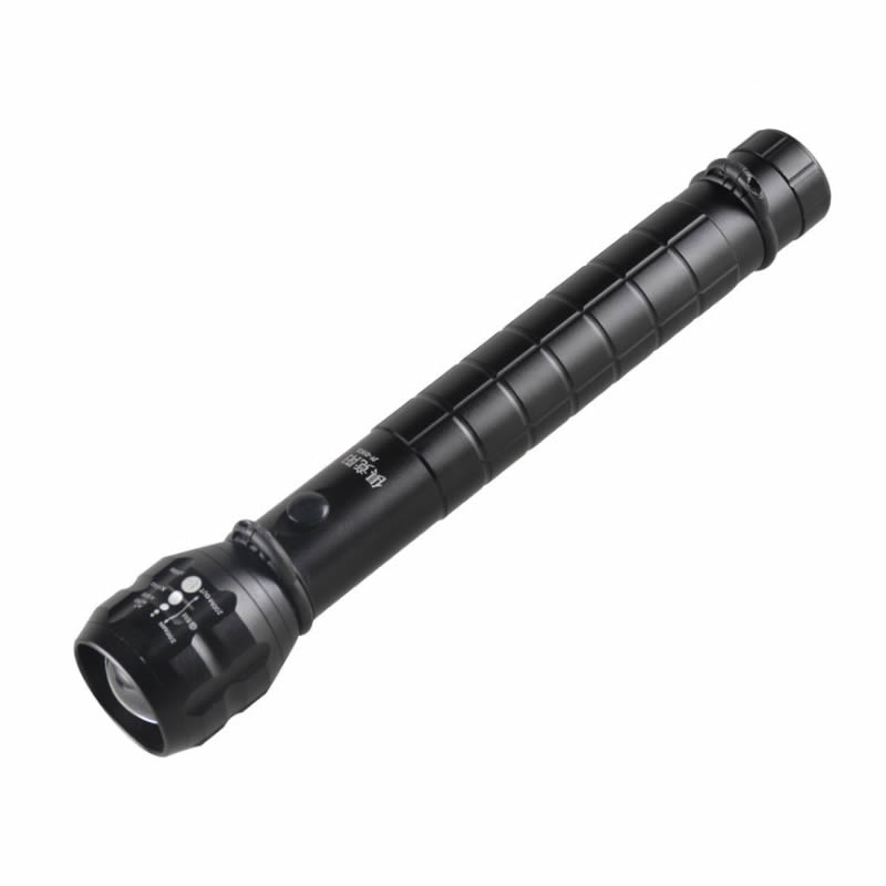 【长鹿】高强度铝合金手电筒3节1号电池20LED