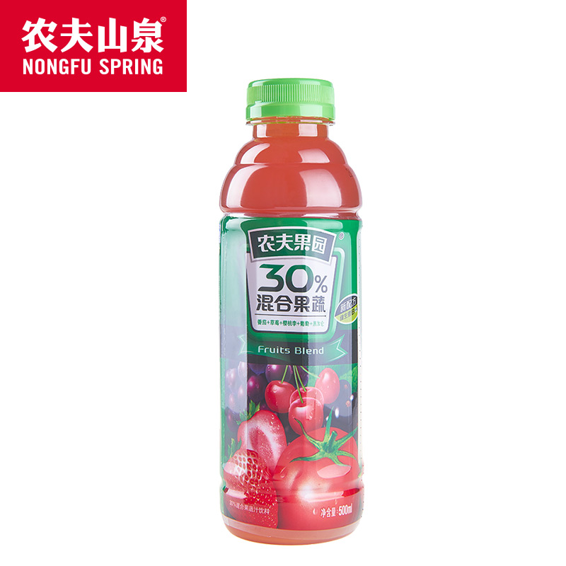 【农夫山泉】农夫果园-30%番莓饮料500ml（提示请按最小起订量倍数进行采购，零星下单不发货）