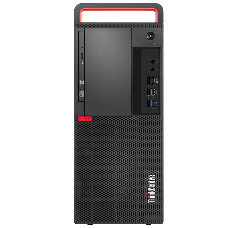 【联想】台式机主机/ThinkCentre M920t/i7/16G/256固态+1T机械/4G独显/无光驱/无显示器/Windows 10 home/3年原厂质保