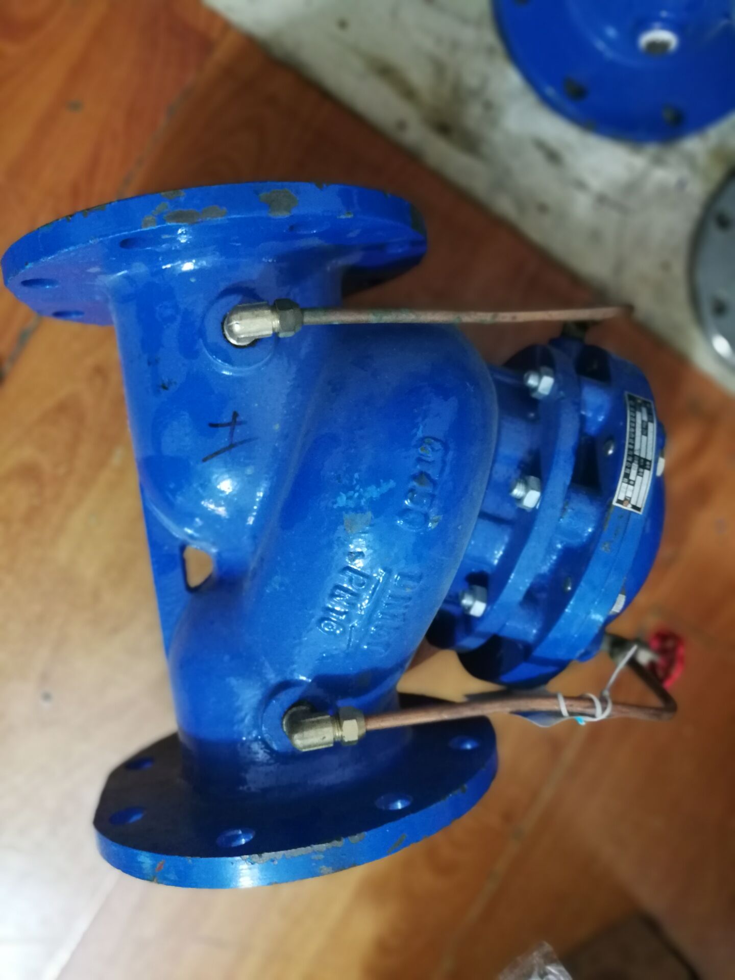 【南电】逆止阀NDJ745W-16PDN=200,PN=16,液动方式,法兰
