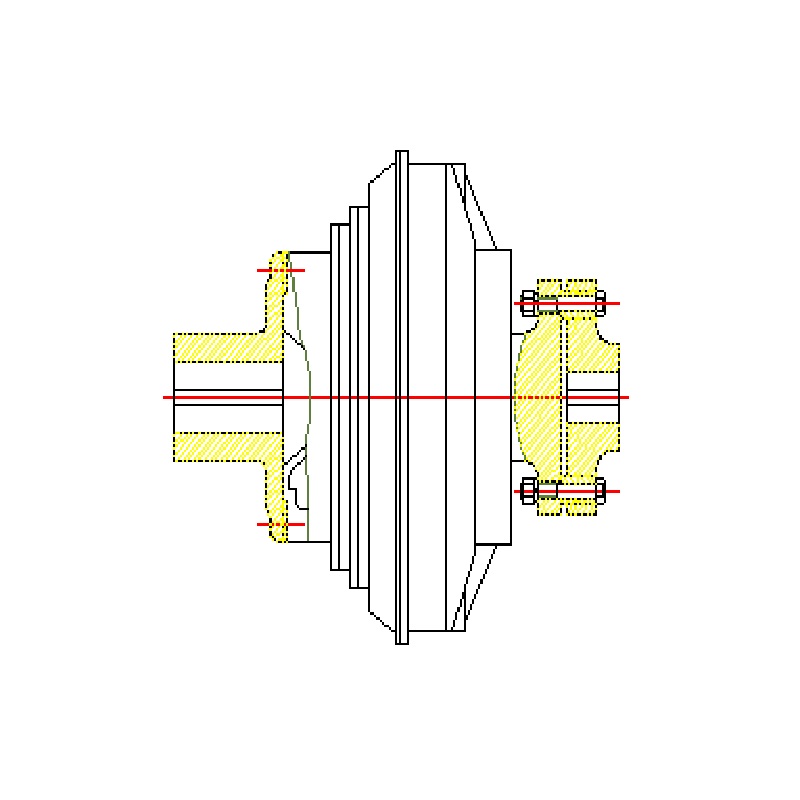 【长发电】斗轮机悬臂皮带机液力偶合器QL15030QL2601.2-B1