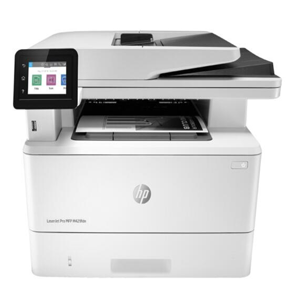 【惠普】多功能一体机HP LaserJet Pro MFP M429fdn 四合一，A4幅面，打印颜色：黑白，打印速度：38ppm，自动双面，有线网口，一年上门保修