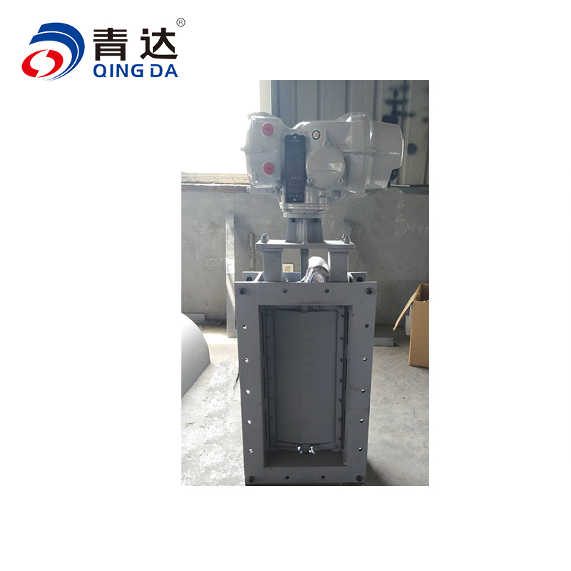 【青岛达能环保设备股份有限公司】卸料系统气动插板门GDCZ-JGJJ.QBM400