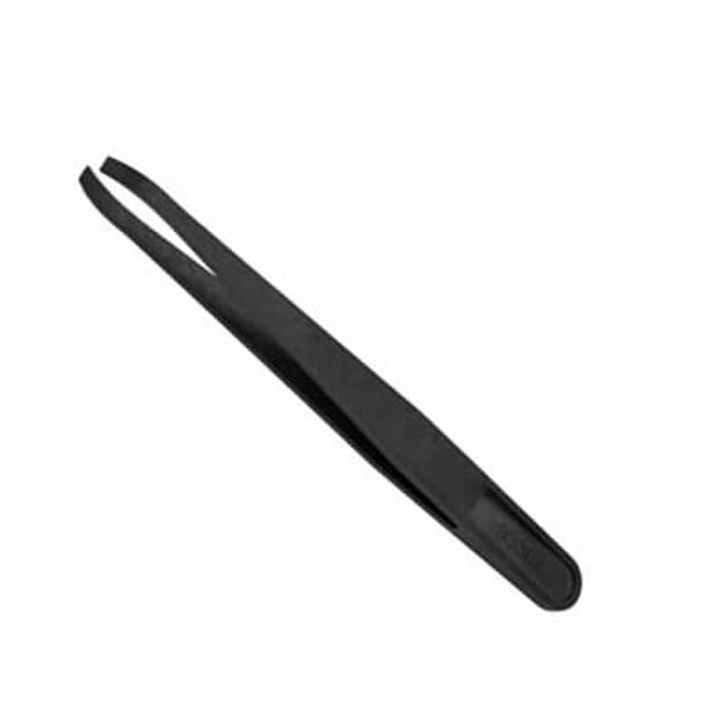 【长鹿】防静电碳纤维宽头镊子130mm