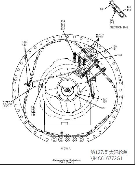 【湘电】太阳轮盖大型自卸卡车84C616772G184C616772G1SF33900