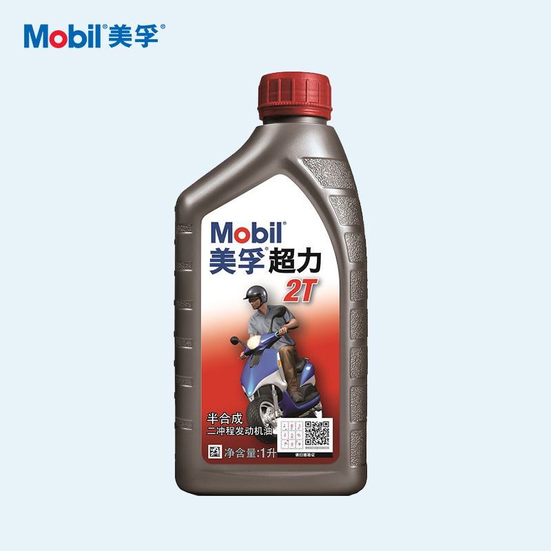 【美孚】汽油机油 超力 2T 1 1L/桶