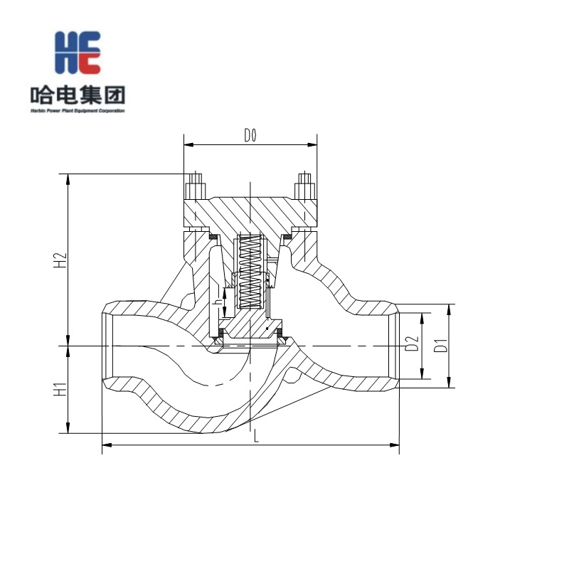 【哈电锅炉】止回阀H61Y-200DN=100,PN=200,,焊接