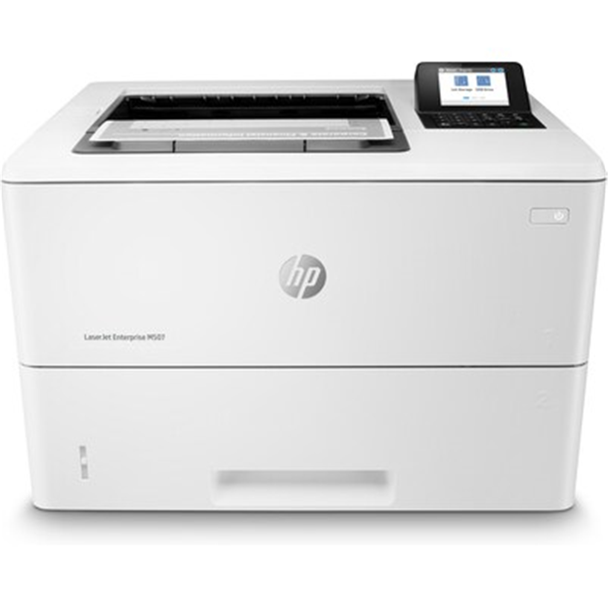【惠普】激光打印机HP LaserJet Enterprise M507dn A4幅面，打印颜色：黑白，打印速度：43ppm，自动双面，有线网口，3年上门保修